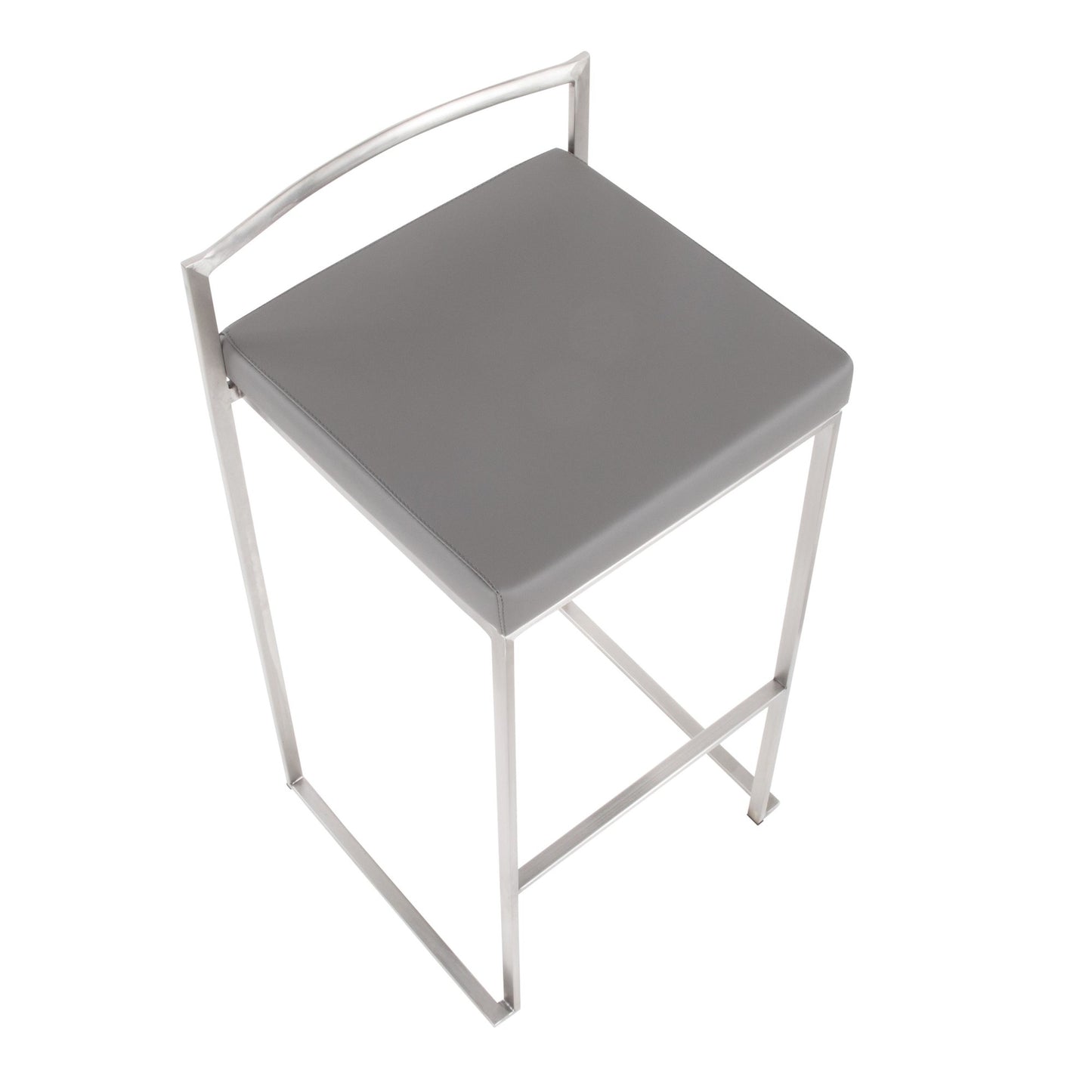 Fuji Stacker 30" Fixed-Height Barstool - Set of 2