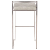 Fuji Stacker 30" Fixed-Height Barstool - Set of 2