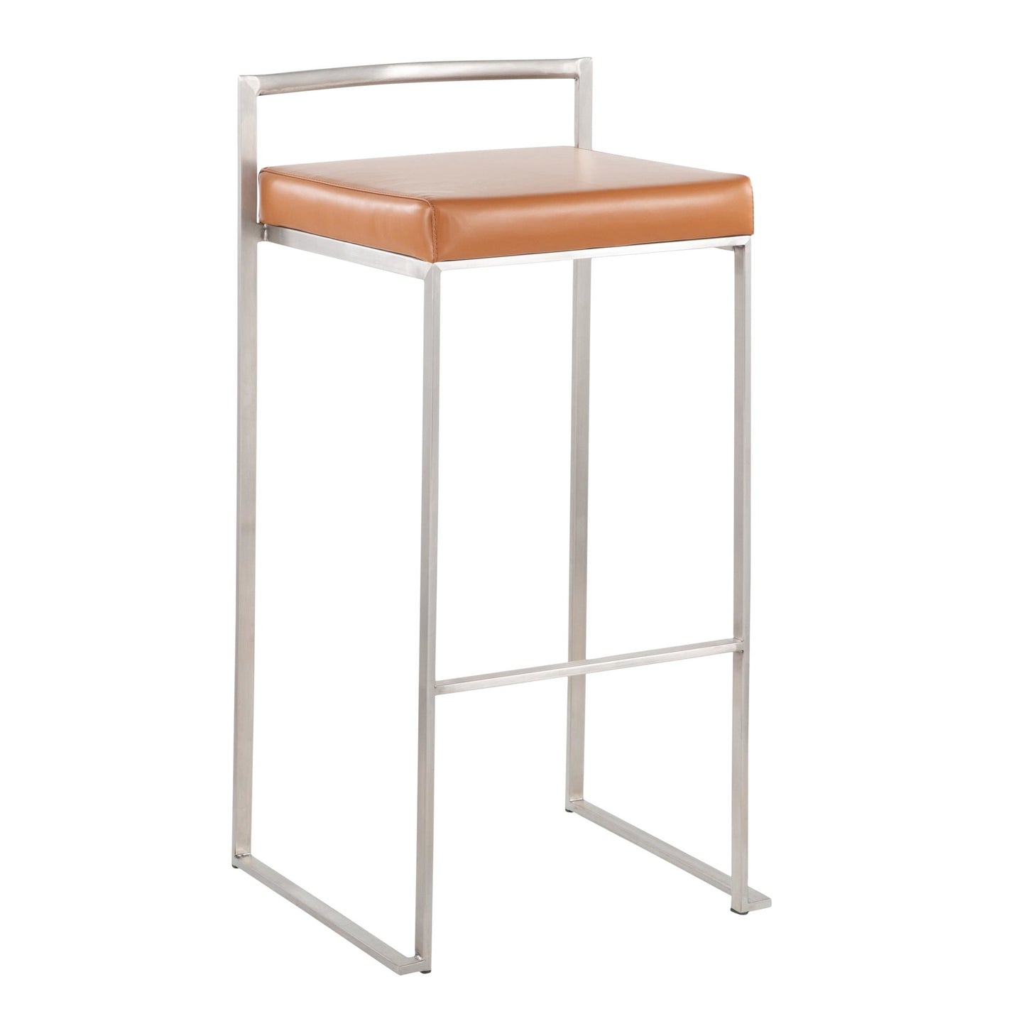 Fuji Stacker 30" Fixed-Height Barstool - Set of 2