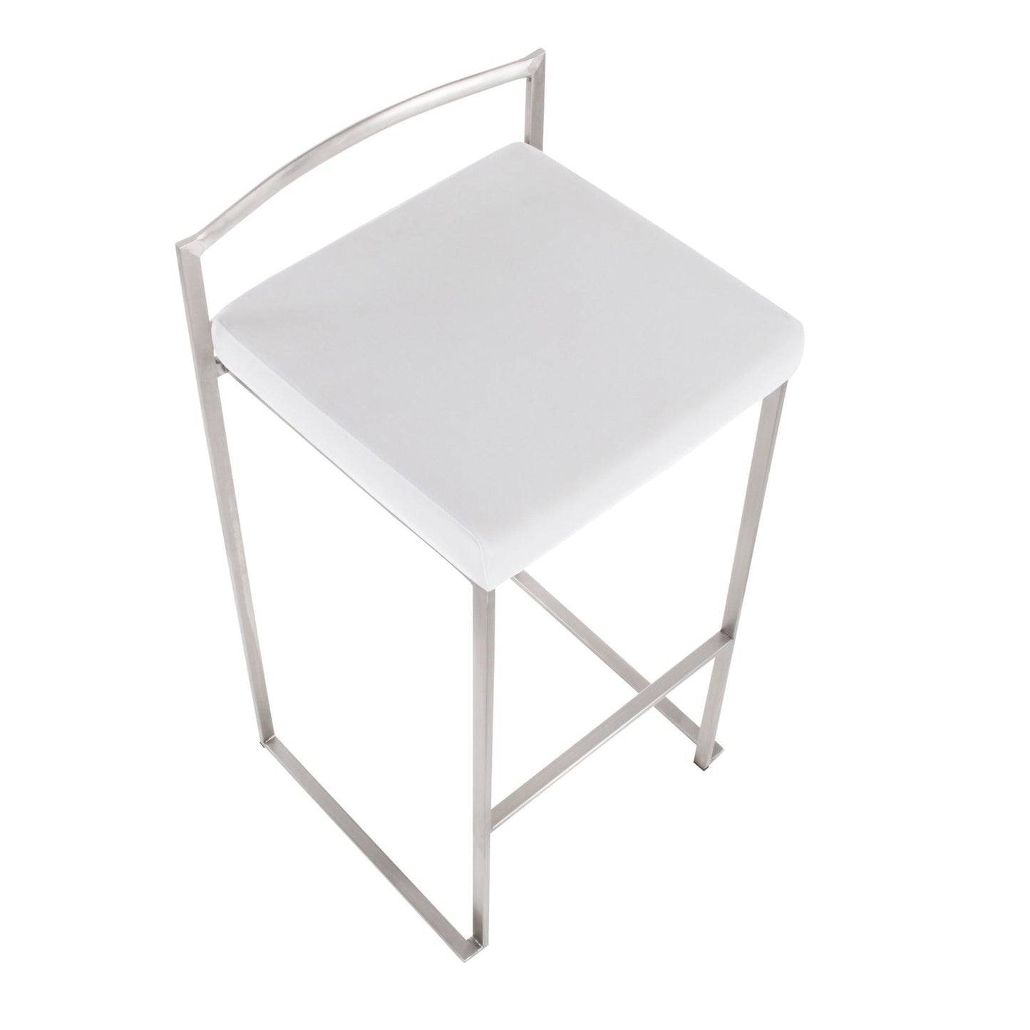 Fuji Stacker 30" Fixed-Height Barstool - Set of 2