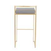 Fuji Stacker 30" Fixed-Height Barstool - Set of 2