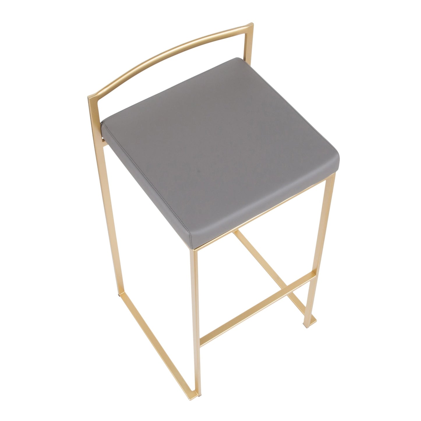 Fuji Stacker 30" Fixed-Height Barstool - Set of 2