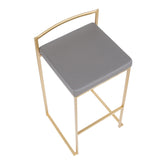 Fuji Stacker 30" Fixed-Height Barstool - Set of 2