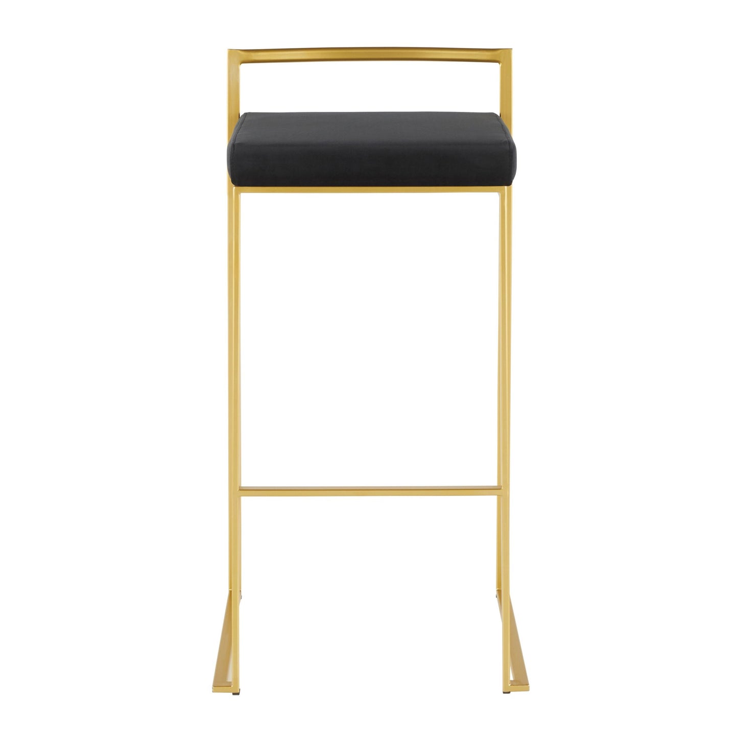 Fuji Stacker 30" Fixed-Height Barstool - Set of 2