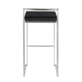Fuji Stacker 30" Fixed-Height Barstool - Set of 2