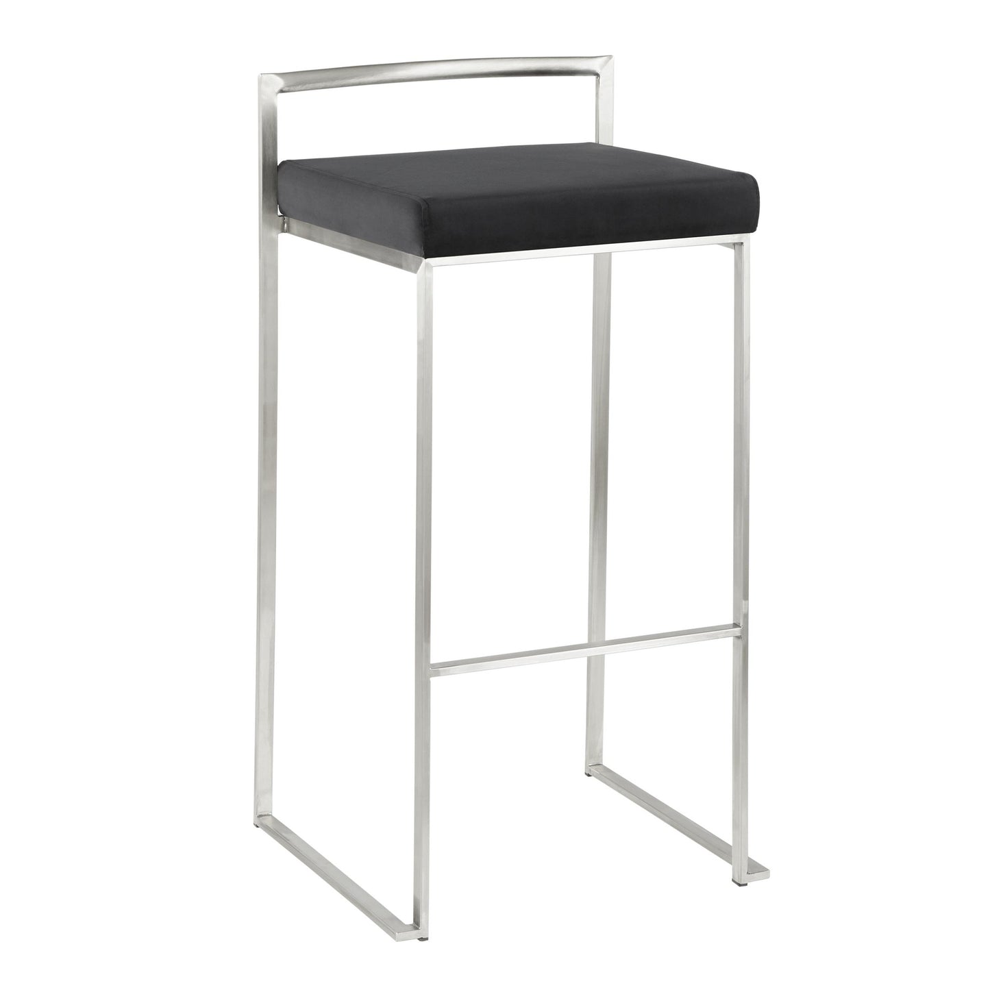 Fuji Stacker 30" Fixed-Height Barstool - Set of 2
