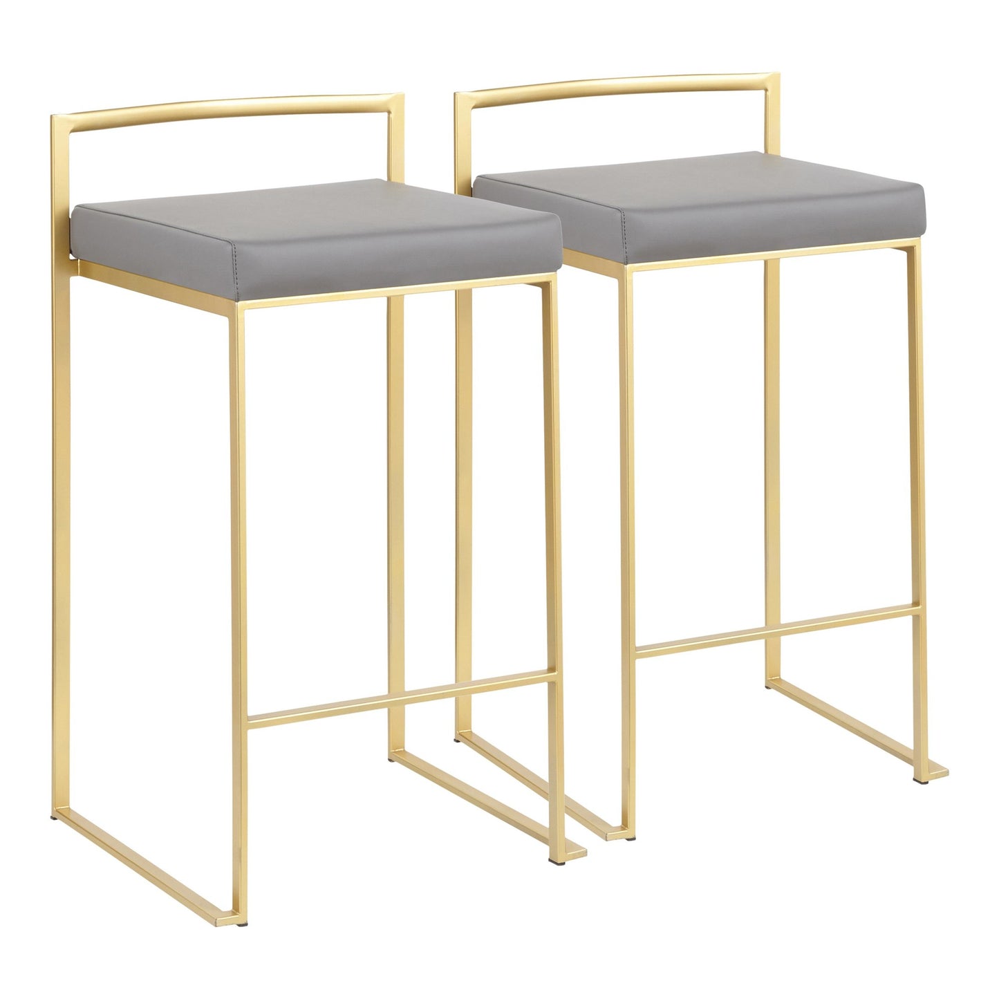 Fuji Stacker 26" Fixed-Height Counter Stool - Set of 2