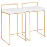 Fuji Stacker 26" Fixed-Height Counter Stool - Set of 2