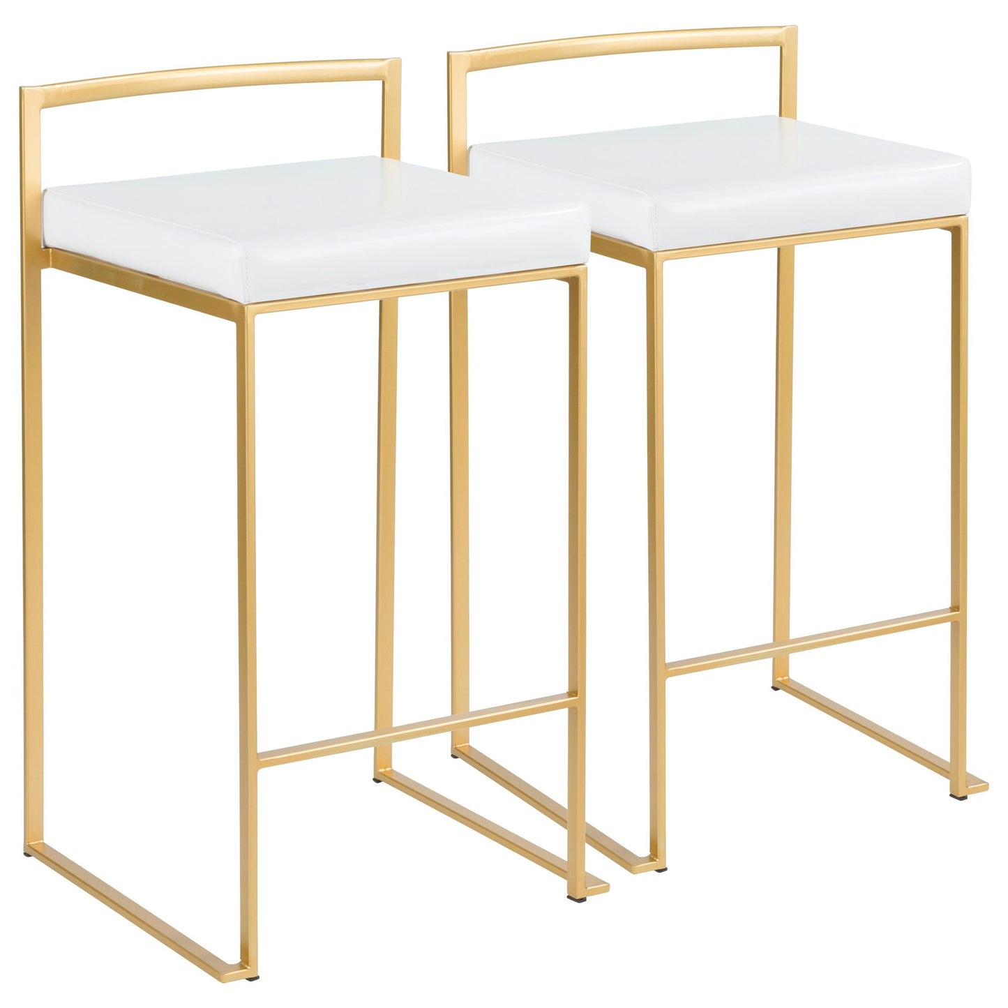 Fuji Stacker 26" Fixed-Height Counter Stool - Set of 2