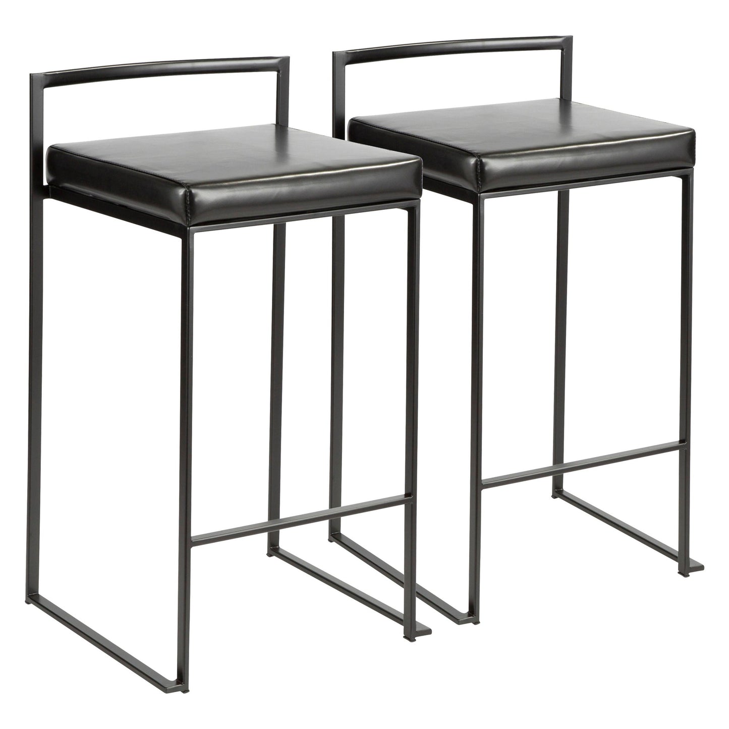 Fuji Stacker 26" Fixed-Height Counter Stool - Set of 2