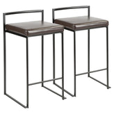Fuji Stacker 26" Fixed-Height Counter Stool - Set of 2