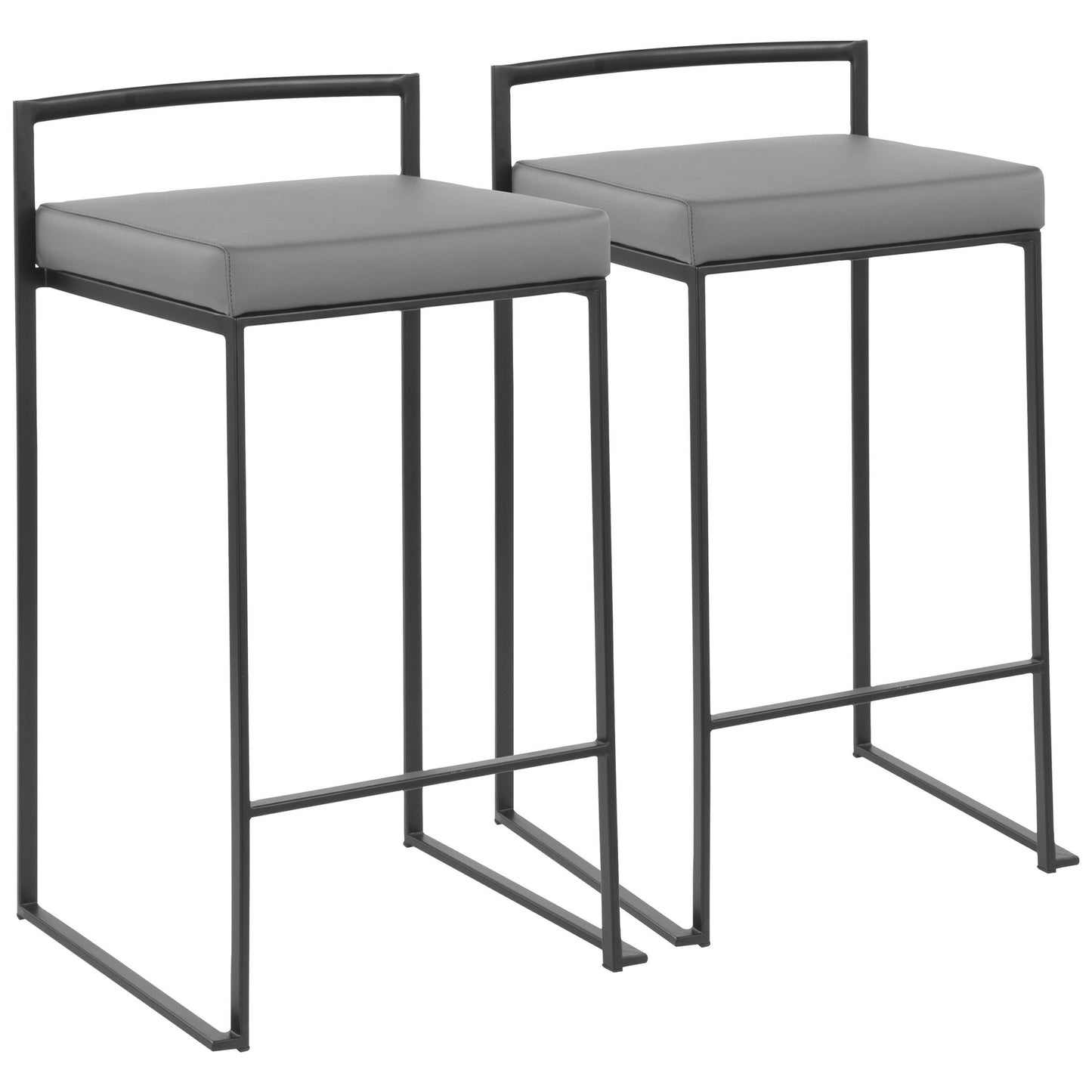 Fuji Stacker 26" Fixed-Height Counter Stool - Set of 2