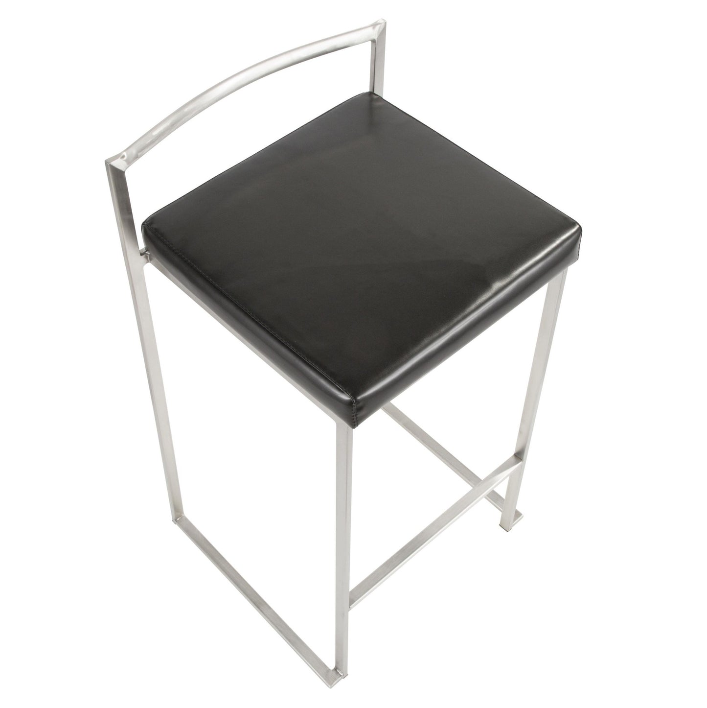 Fuji Stacker 26" Fixed-Height Counter Stool - Set of 2