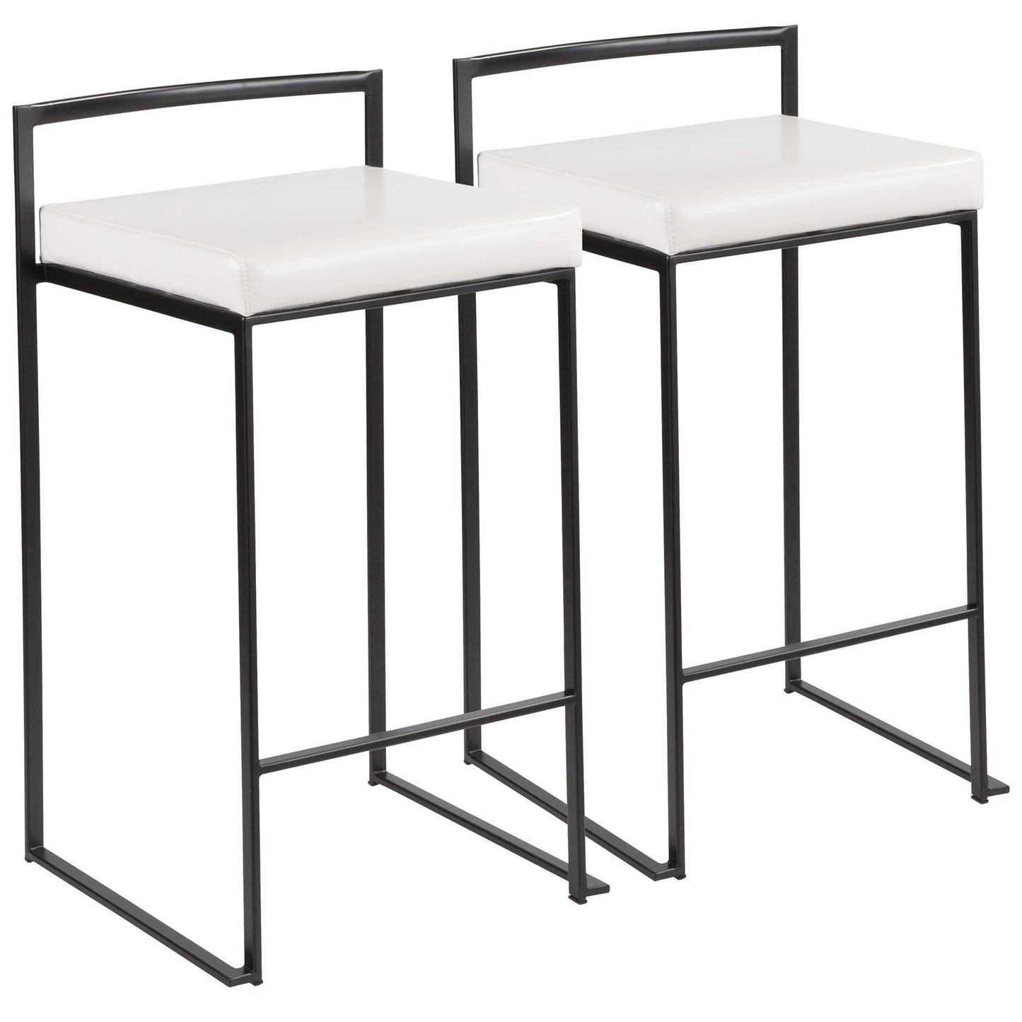 Fuji Stacker 26" Fixed-Height Counter Stool - Set of 2