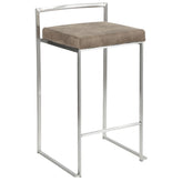 Fuji Stacker 26" Fixed-Height Counter Stool - Set of 2