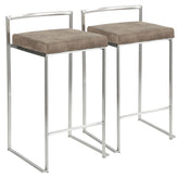 Fuji Stacker 26" Fixed-Height Counter Stool - Set of 2