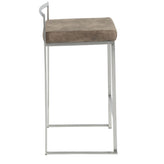 Fuji Stacker 26" Fixed-Height Counter Stool - Set of 2