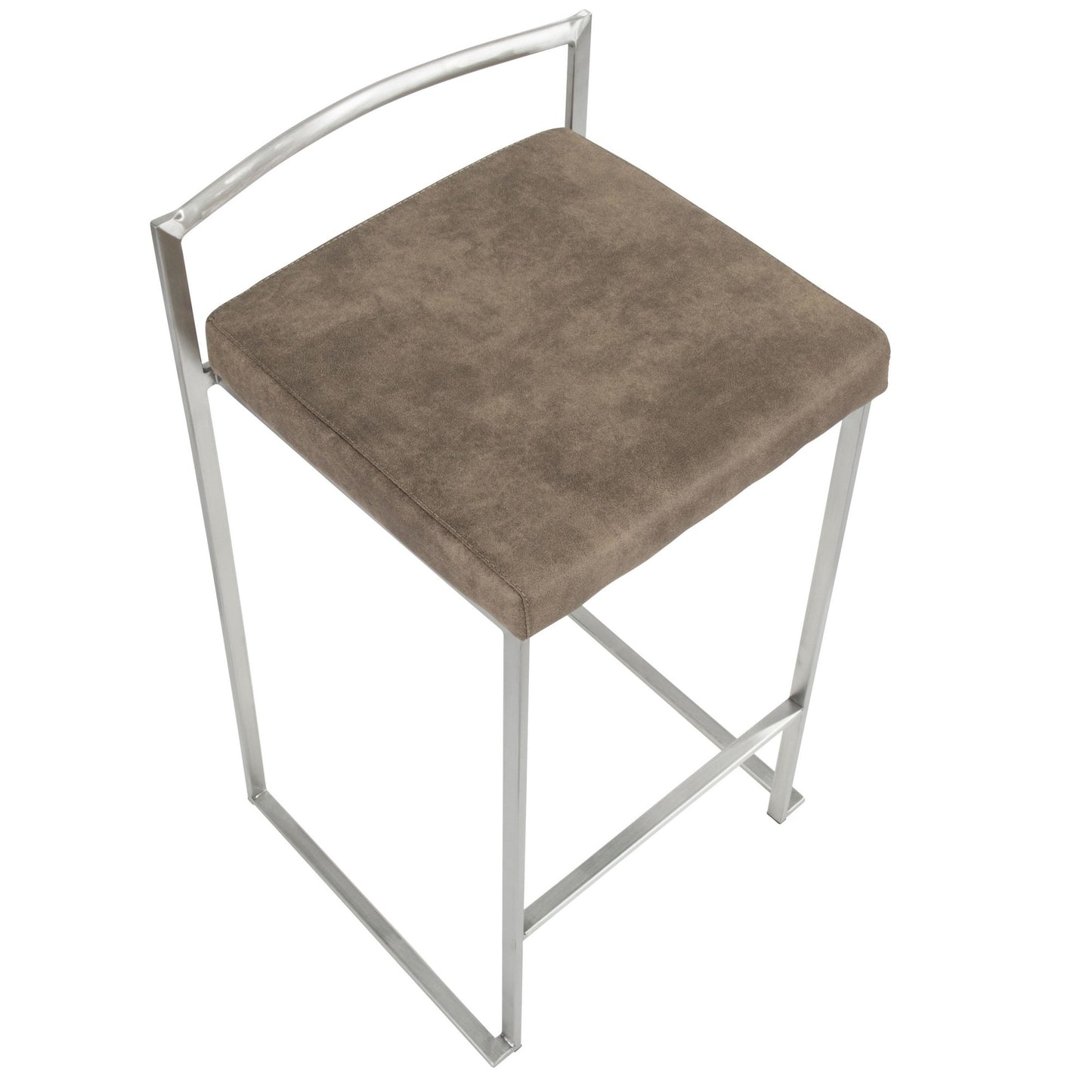 Fuji Stacker 26" Fixed-Height Counter Stool - Set of 2