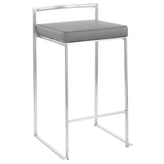 Fuji Stacker 26" Fixed-Height Counter Stool - Set of 2