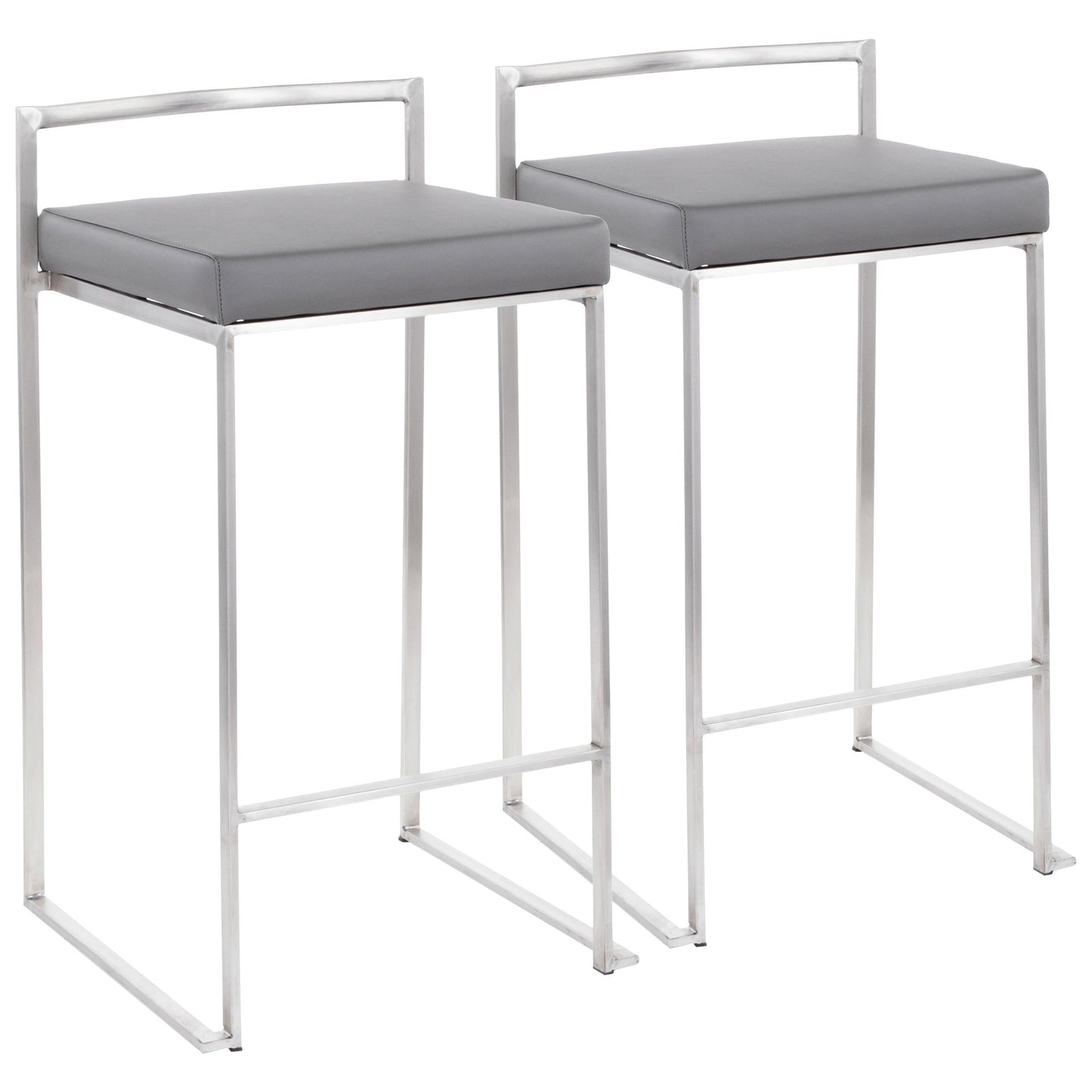 Fuji Stacker 26" Fixed-Height Counter Stool - Set of 2