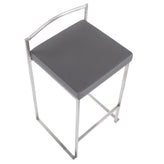 Fuji Stacker 26" Fixed-Height Counter Stool - Set of 2