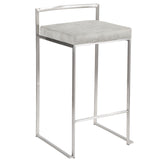 Fuji Stacker 26" Fixed-Height Counter Stool - Set of 2