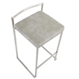 Fuji Stacker 26" Fixed-Height Counter Stool - Set of 2