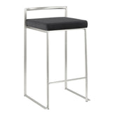 Fuji Stacker 26" Fixed-Height Counter Stool - Set of 2