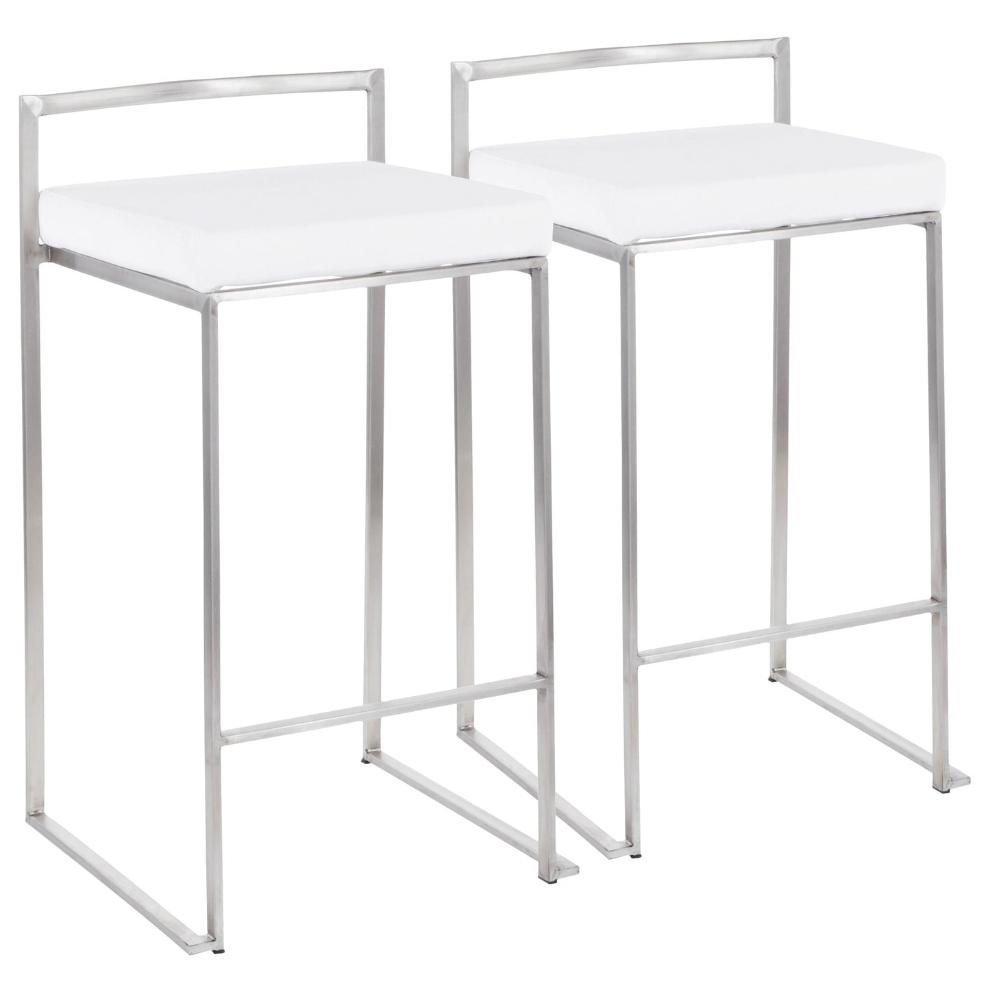 Fuji Stacker 26" Fixed-Height Counter Stool - Set of 2