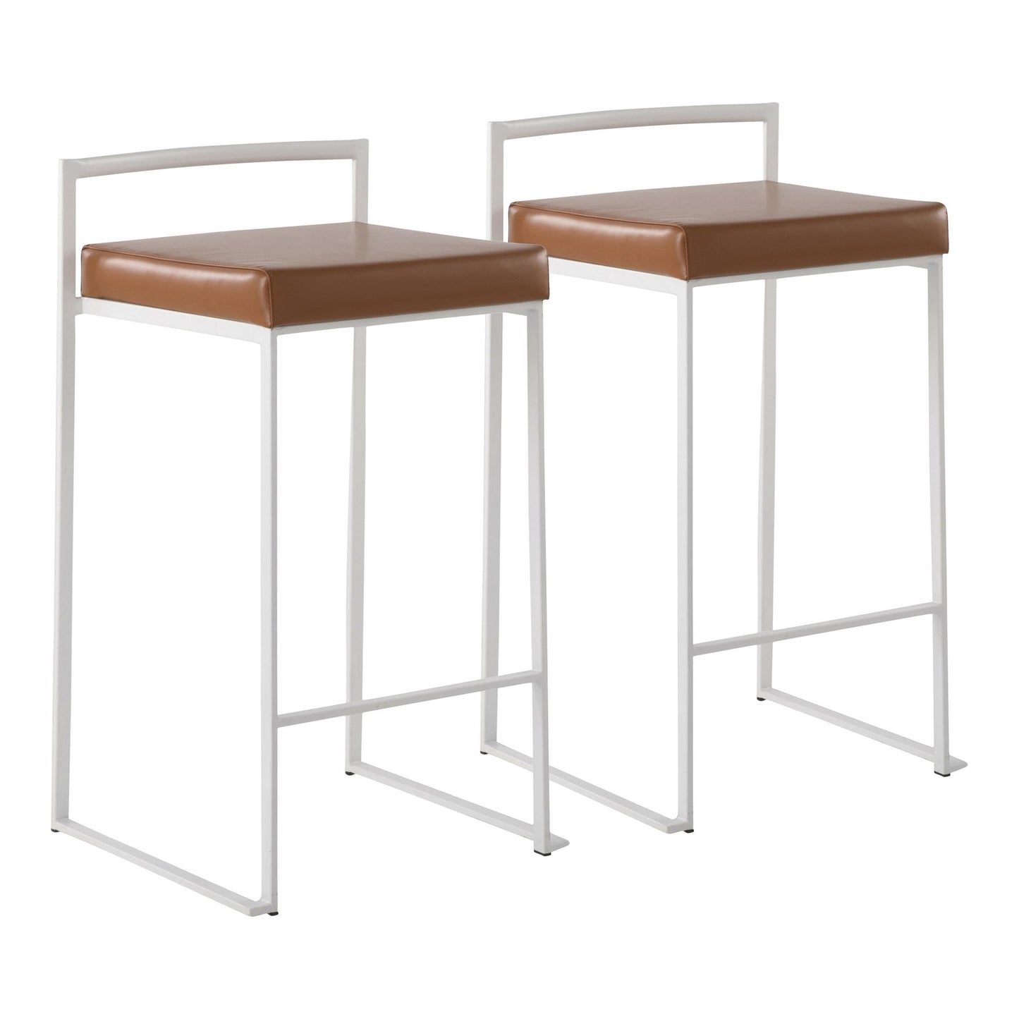 Fuji Stacker 26" Fixed-Height Counter Stool - Set of 2