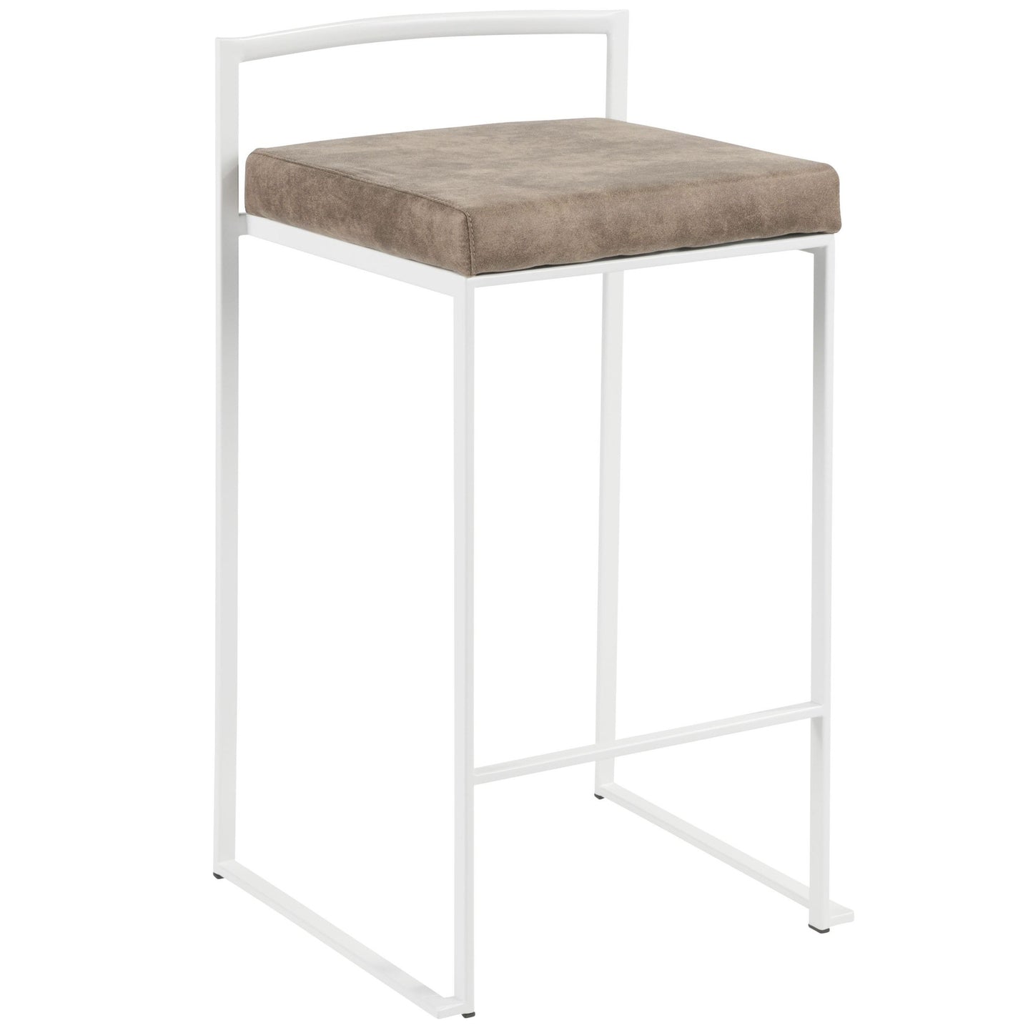 Fuji Stacker 26" Fixed-Height Counter Stool - Set of 2