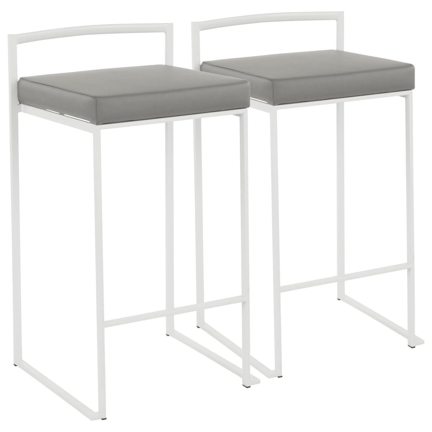 Fuji Stacker 26" Fixed-Height Counter Stool - Set of 2