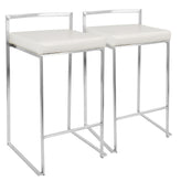 Fuji Stacker 26" Fixed-Height Counter Stool - Set of 2