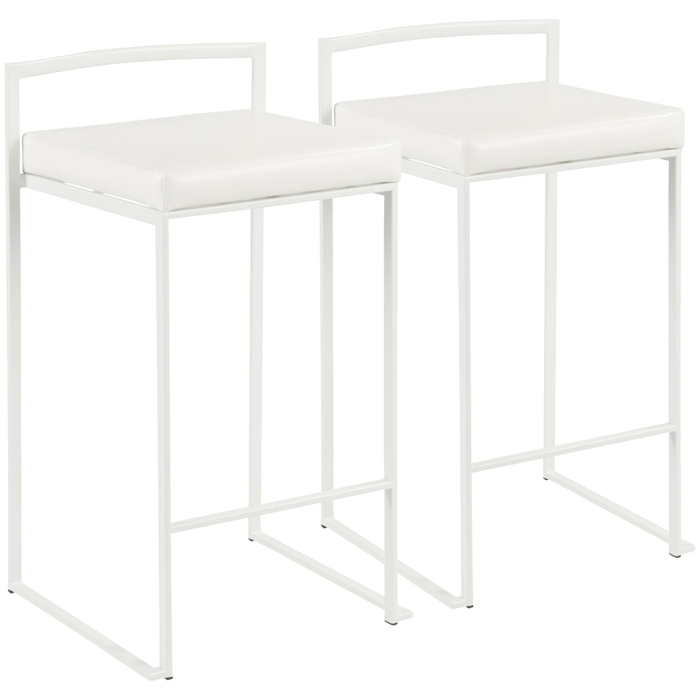 Fuji Stacker 26" Fixed-Height Counter Stool - Set of 2