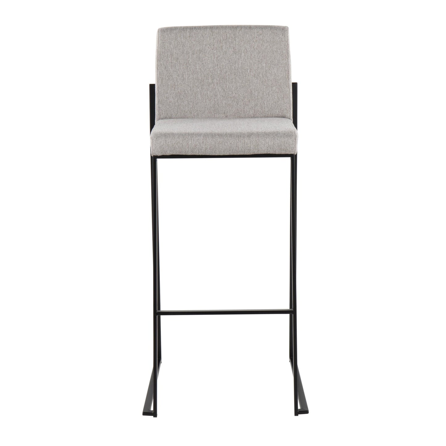Fuji High Back 30" Fixed-Height Barstool - Set of 2