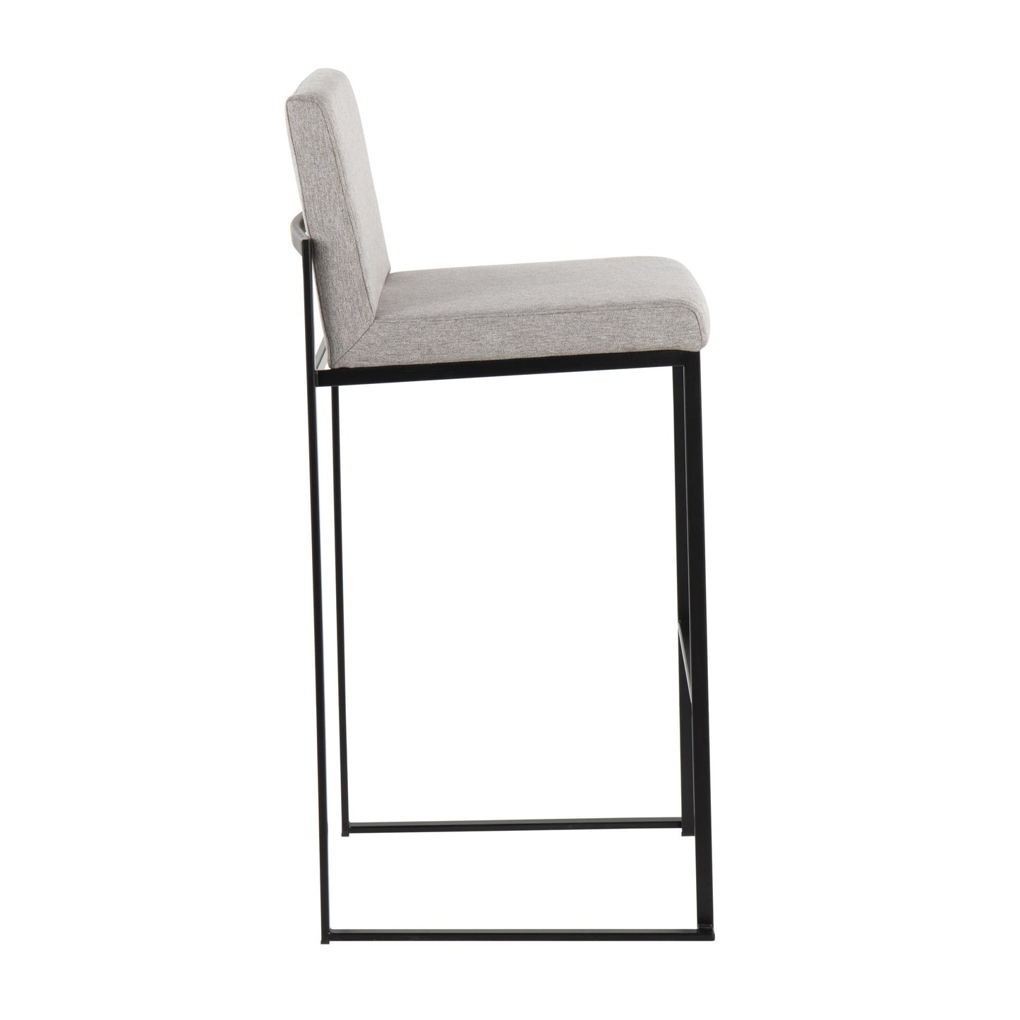 Fuji High Back 30" Fixed-Height Barstool - Set of 2