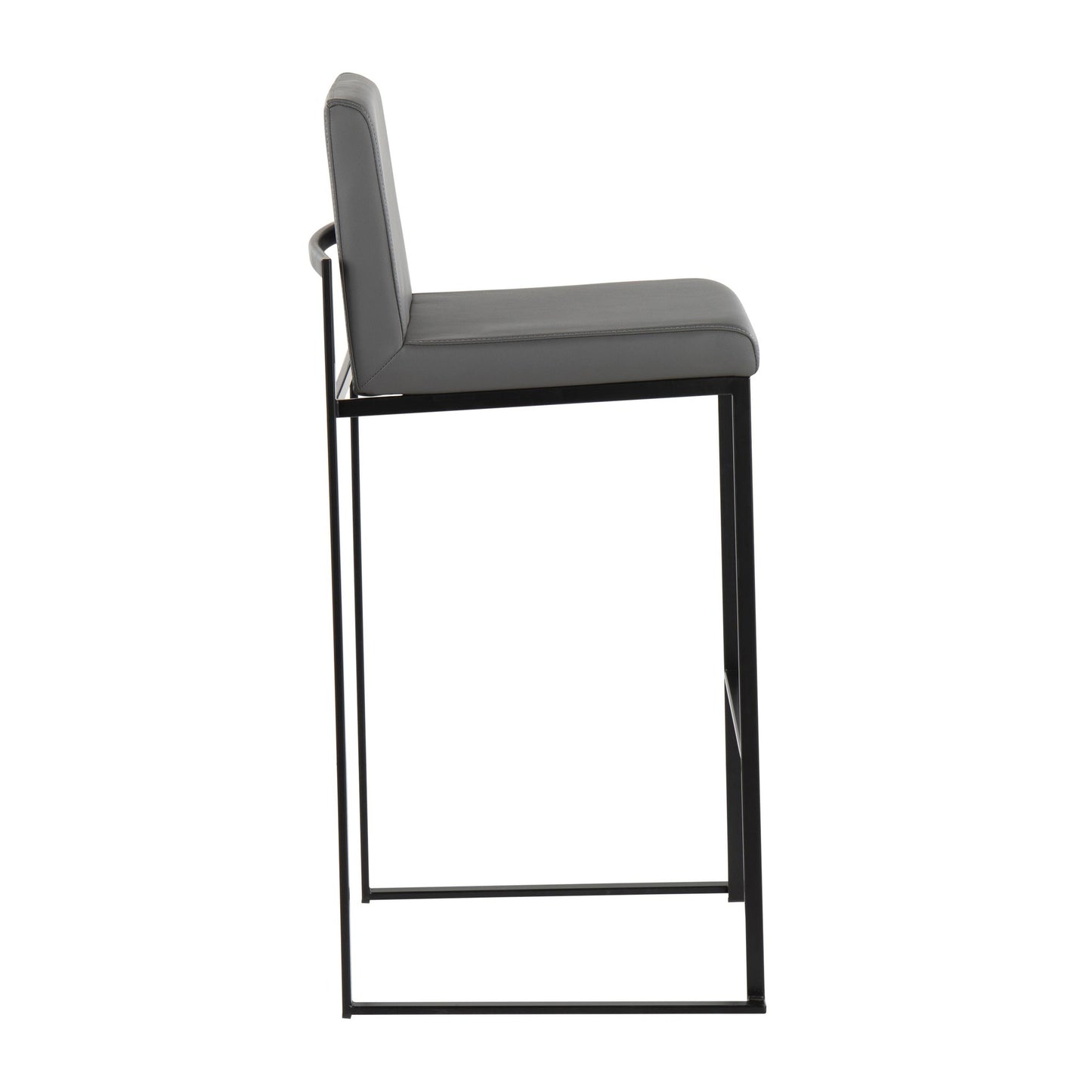 Fuji High Back 30" Fixed-Height Barstool - Set of 2