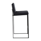 Fuji High Back 30" Fixed-Height Barstool - Set of 2