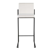 Fuji High Back 30" Fixed-Height Barstool - Set of 2