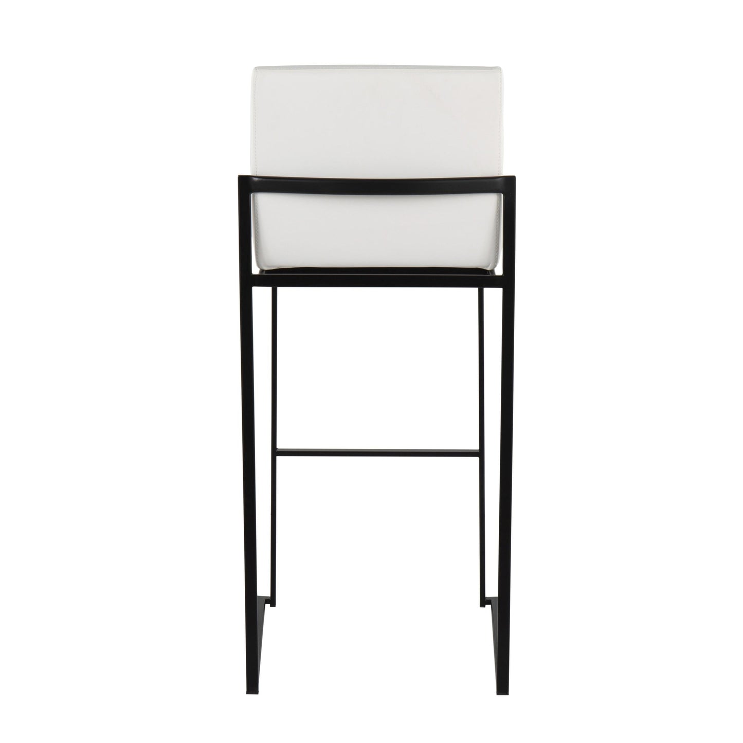 Fuji High Back 30" Fixed-Height Barstool - Set of 2