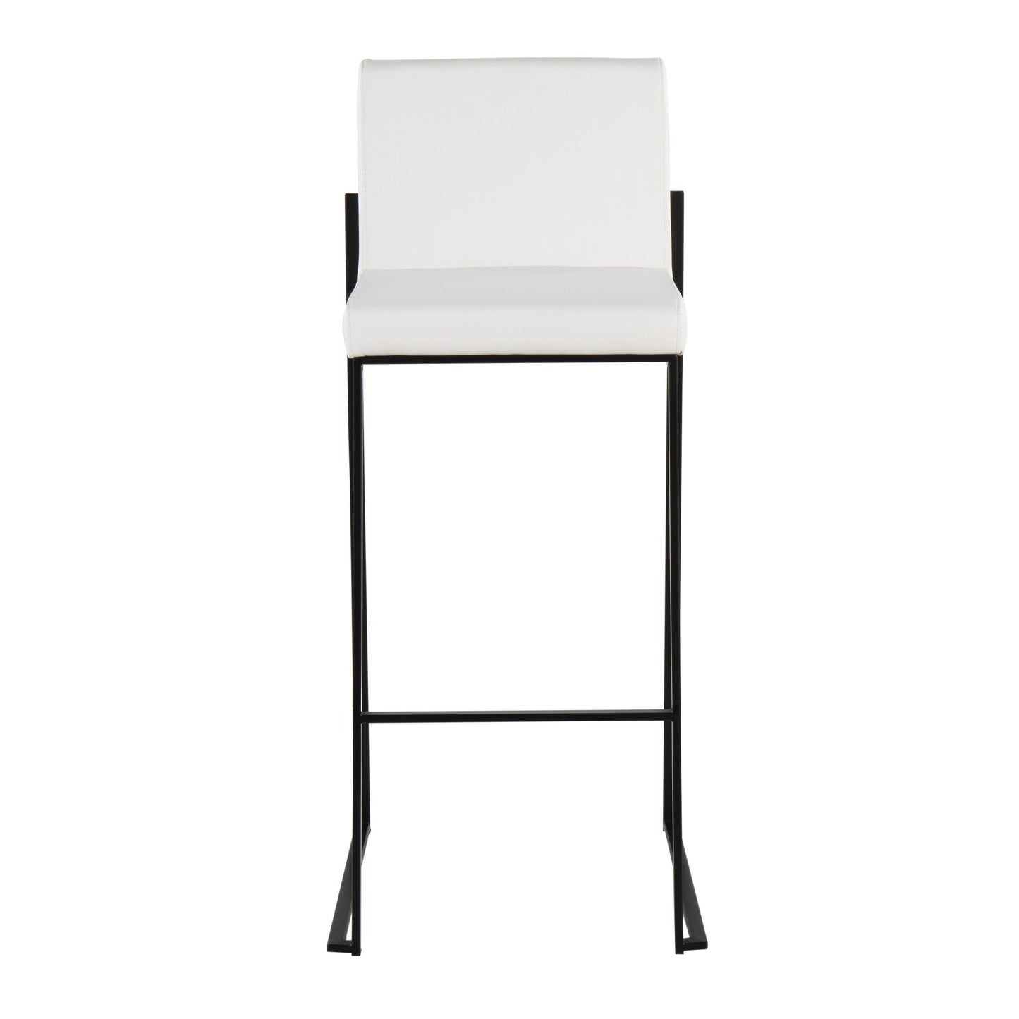Fuji High Back 30" Fixed-Height Barstool - Set of 2