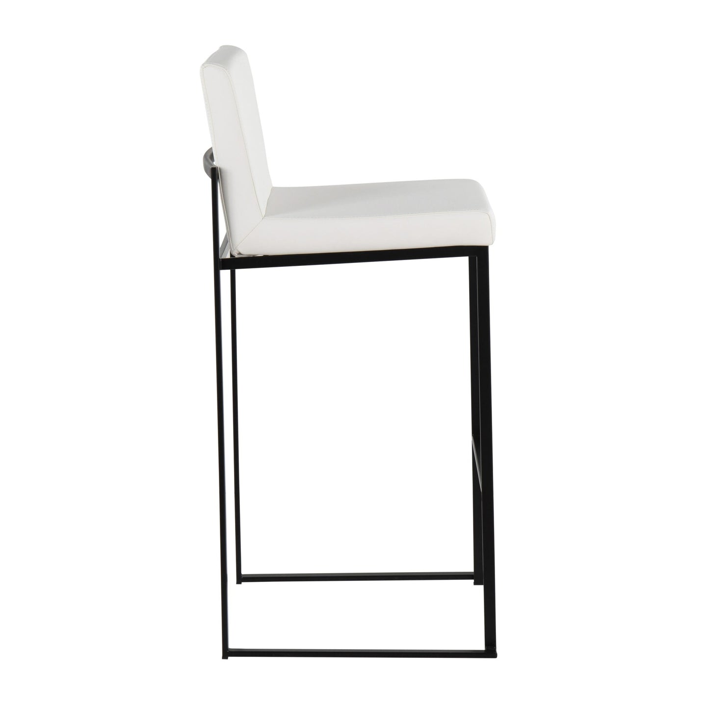 Fuji High Back 30" Fixed-Height Barstool - Set of 2