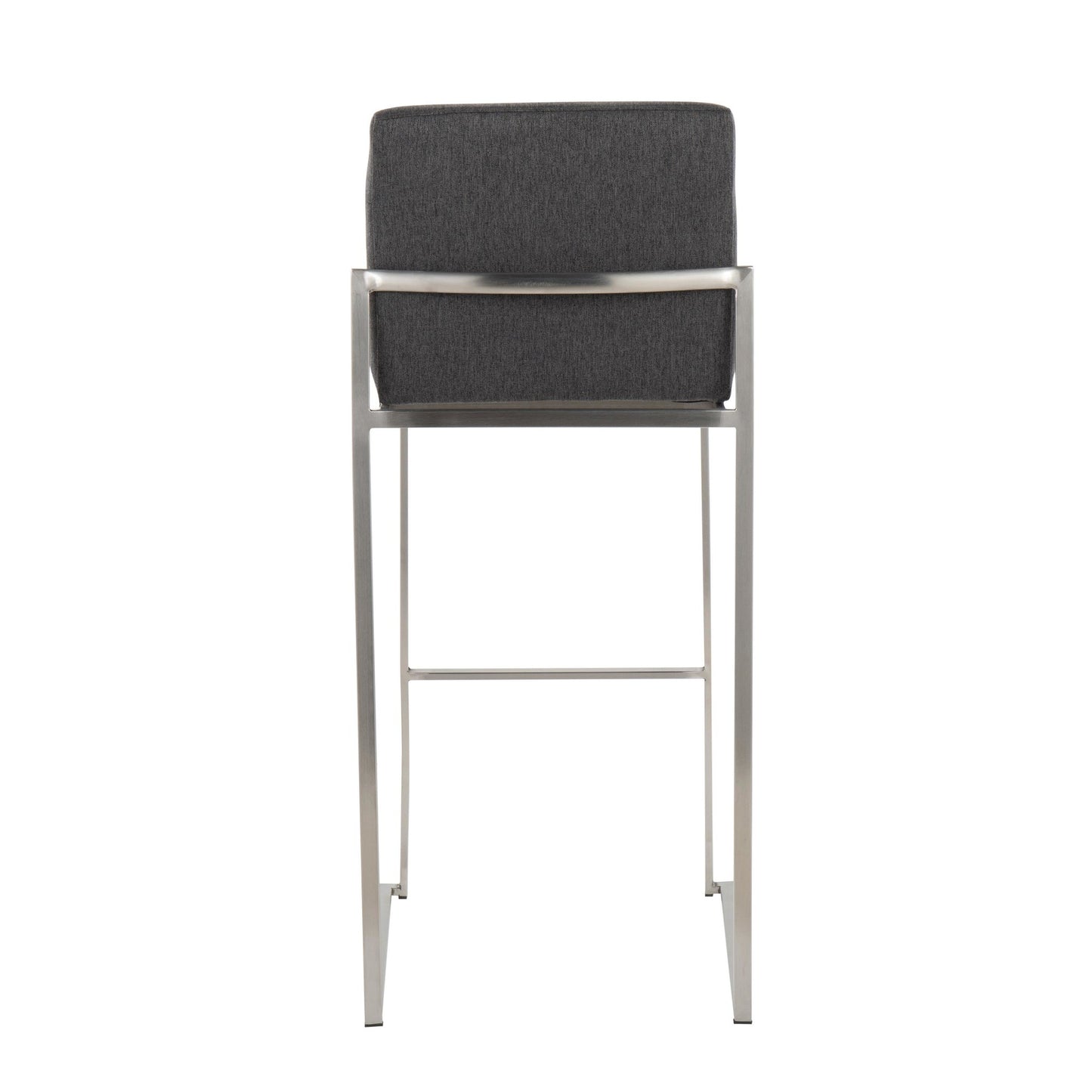 Fuji High Back 30" Fixed-Height Barstool - Set of 2