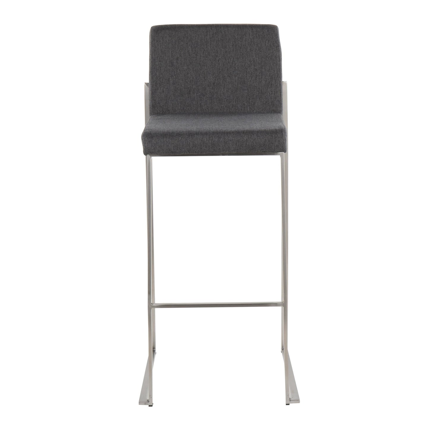 Fuji High Back 30" Fixed-Height Barstool - Set of 2