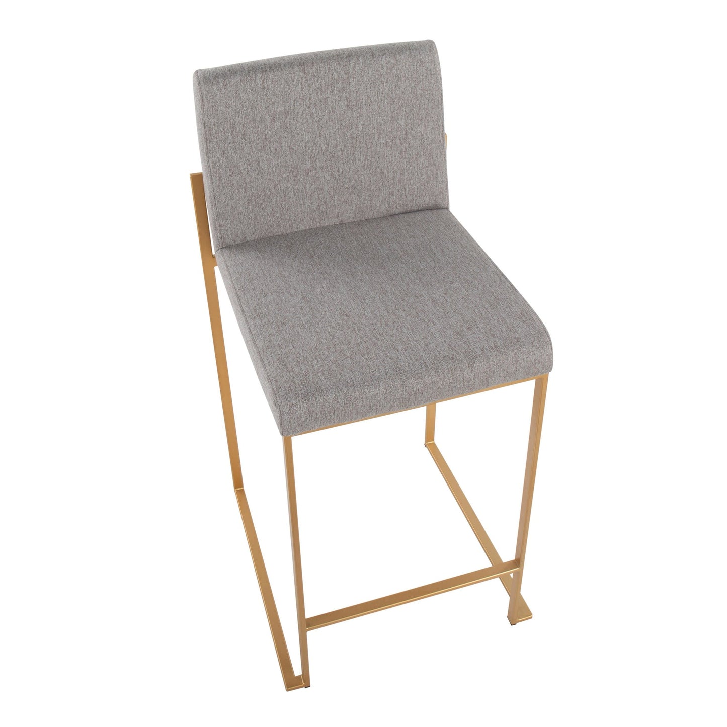 Fuji High Back 26" Fixed-Height Counter Stool - Set of 2