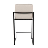 Fuji High Back 26" Fixed-Height Counter Stool - Set of 2