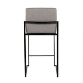Fuji High Back 26" Fixed-Height Counter Stool - Set of 2