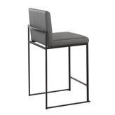 Fuji High Back 26" Fixed-Height Counter Stool - Set of 2