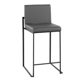 Fuji High Back 26" Fixed-Height Counter Stool - Set of 2