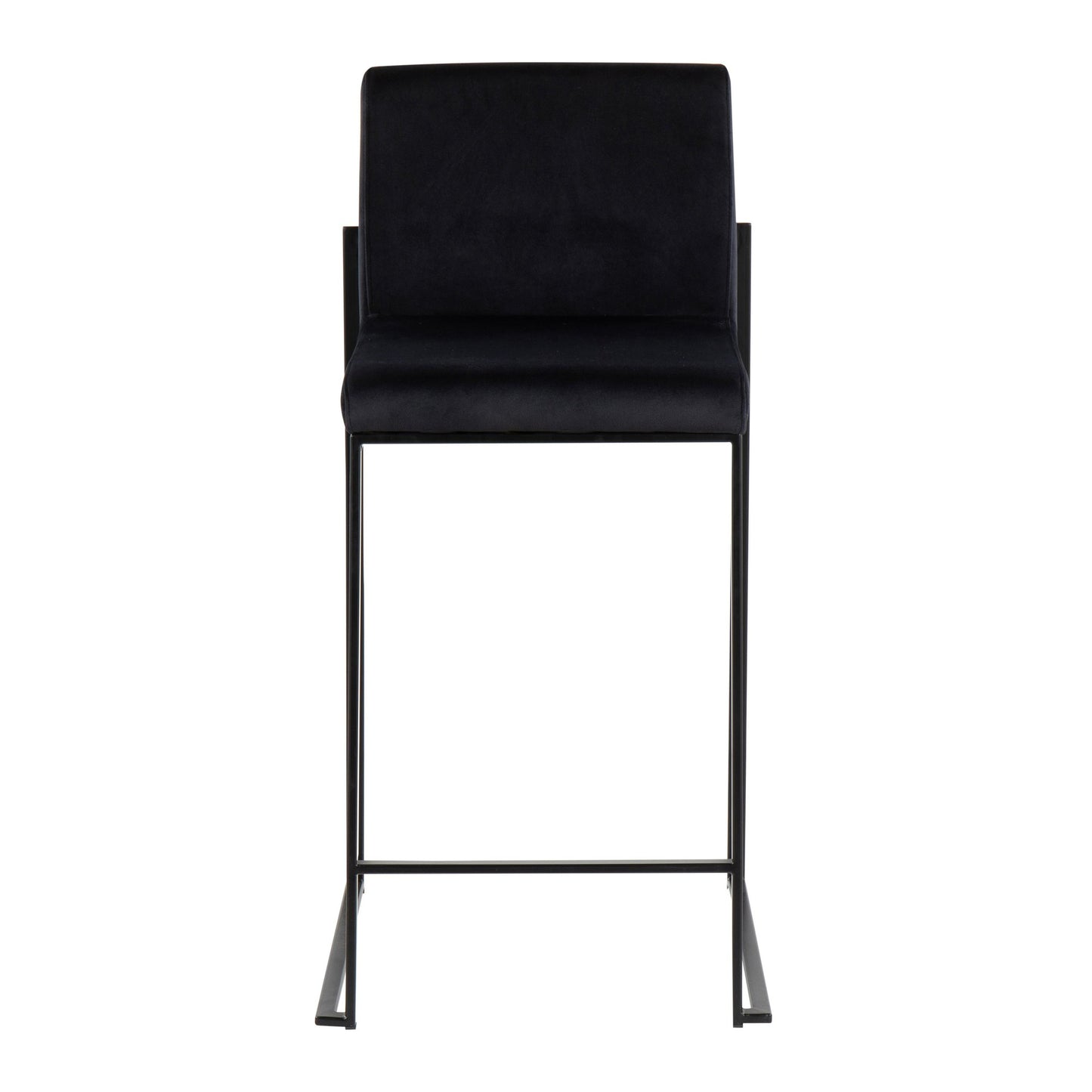 Fuji High Back 26" Fixed-Height Counter Stool - Set of 2